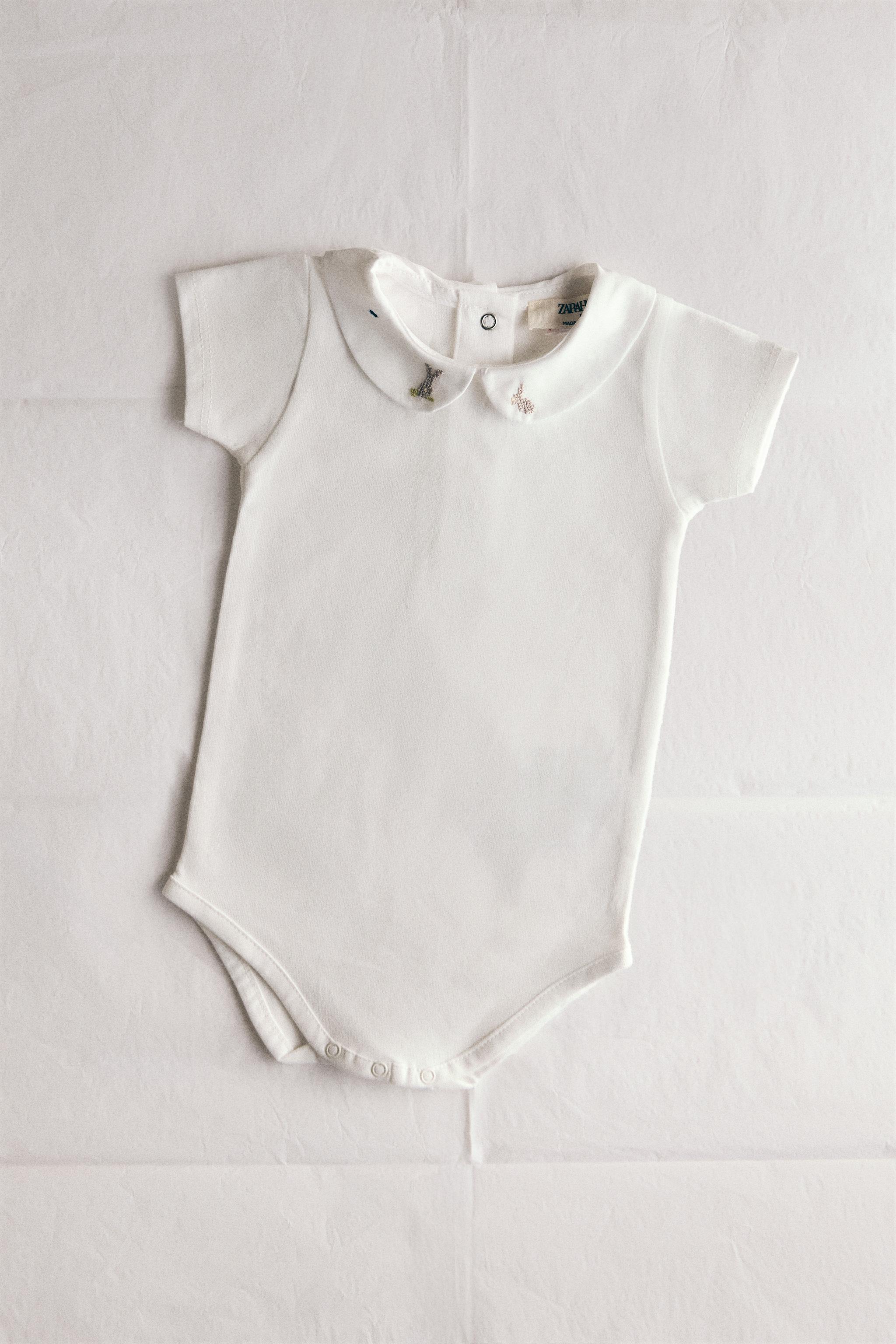 KIDS RABBIT AND FLORAL BODYSUIT